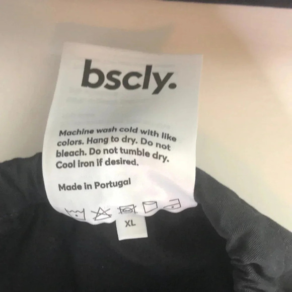 bscly. Black Organic Cotton Shorts - Picture 7 of 14